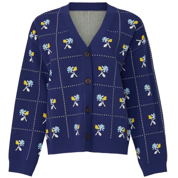 Jason Wu Sweaters - Jason Wu Oversized Pointelle Cardigan, XS